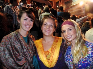 Katelyn, Niamh, and I. We shared a taxi on the way to Rishikesh.