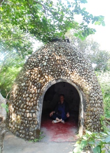 One of many meditation "beehive" huts found around the Beatles ashram